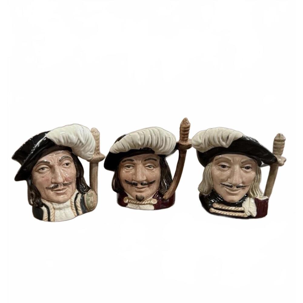 Royal Doulton Three musketeers mugs